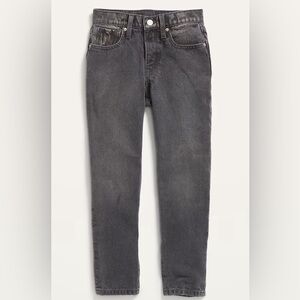 Girls Size 7 Old Navy Grey Denim O.G. Straight Pants NWOT